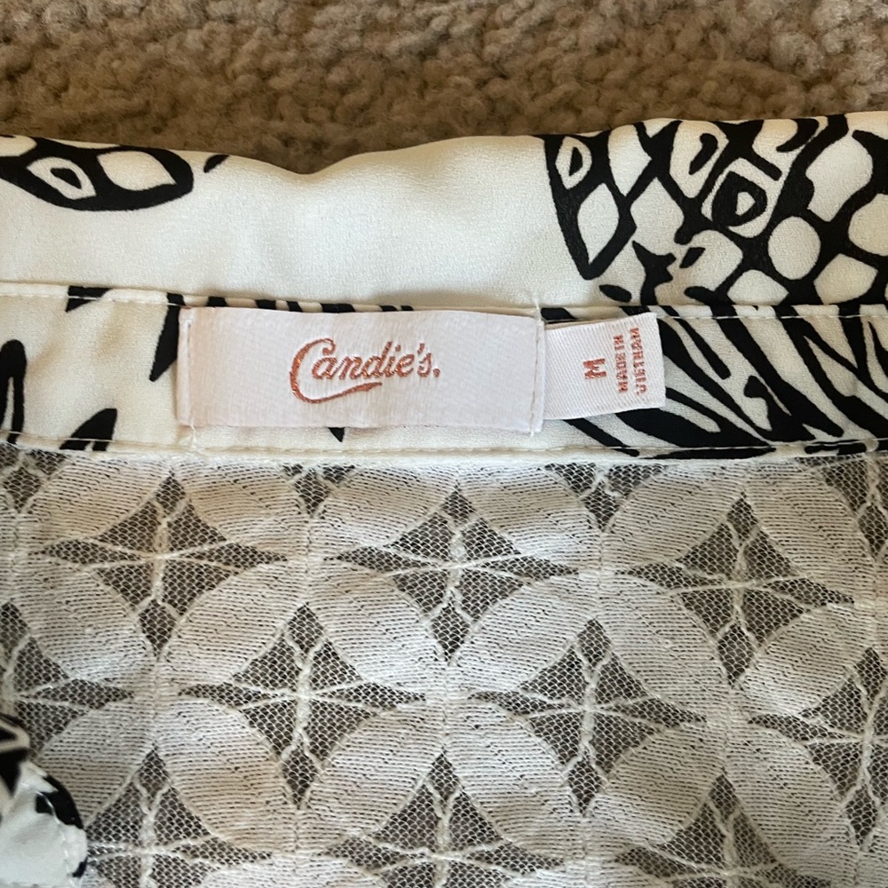 Candies Pineapple Tank Top Blouse - Picture 6 of 6